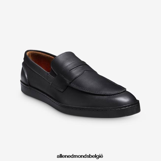 Heren Allen Edmonds randolph instap sneaker zwart leer HDSF45259