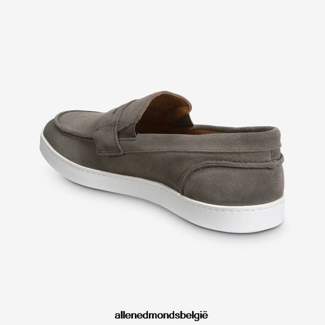 Heren Allen Edmonds randolph instap suède sneaker grijs suède HDSF45270