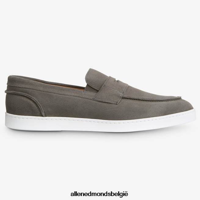 Heren Allen Edmonds randolph instap suède sneaker grijs suède HDSF45270