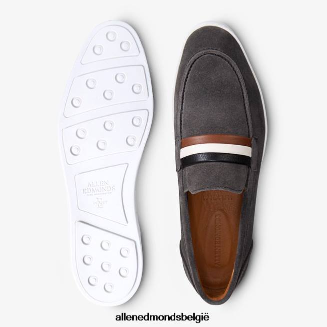 Heren Allen Edmonds randolph instap suède sneaker kenmerkend grijs suède HDSF45269