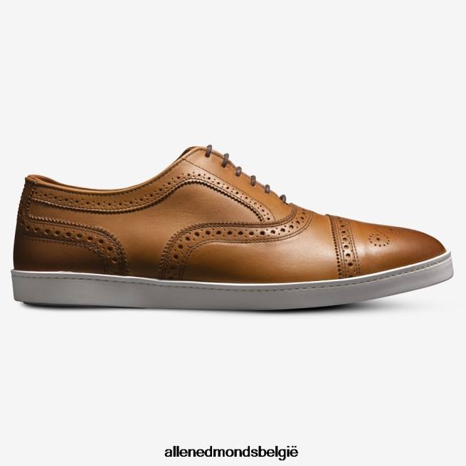 Heren Allen Edmonds strand oxford geklede sneaker walnoot bruin HDSF4533