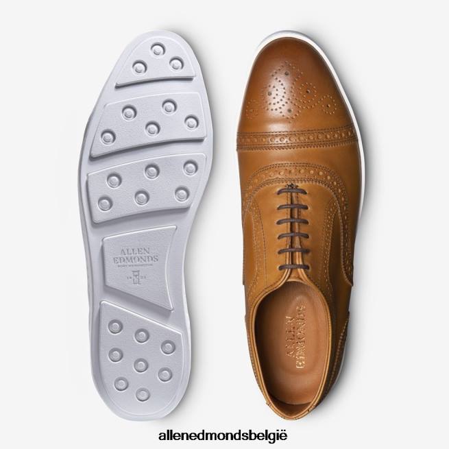 Heren Allen Edmonds strand oxford geklede sneaker walnoot bruin HDSF4533